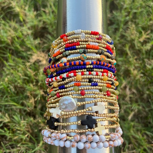 14k gold filled beaded bracelets - Picture 4 of 14